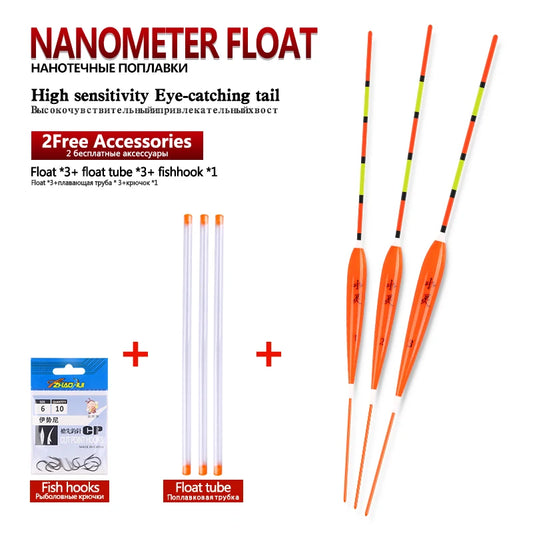 Shallow Water Pole Float Set (3/pk) - Duke's Fishing Supply