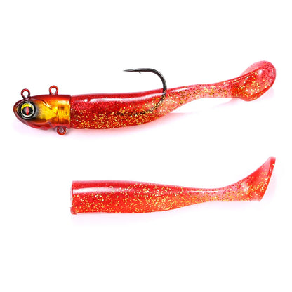 Glow-Belly Paddle Minnow Jig - Duke's Fishing Supply
