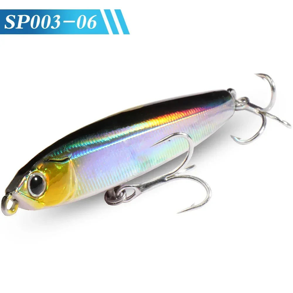 GOBAIT Sinking Pencil Bait 10g 14g 18g 24g Minnow 8cm 10cm Fishing Hook Metal Jig Wobbler Plopper Casting Gear Popper Pesca Lure - Duke's Fishing Supply