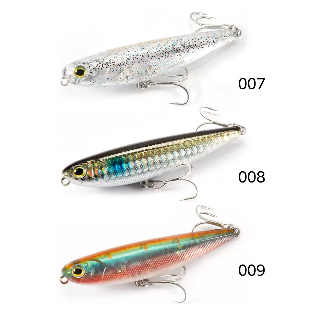 Hunthouse Pencil Fishing Lure Walk The Dog Top Water Artificial Bait Fishing Tackle For Pike Bass Bestselling Color Combos LW536 - Duke's Fishing Supply