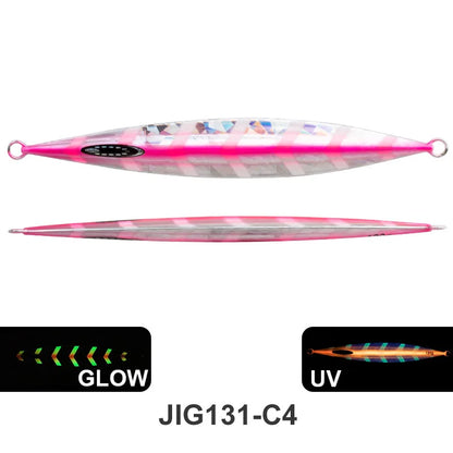 1pcs Vertical Speed Jigs120g150g200g250g300gSea Biomimetic Fish Iron PlateBait WobblerFishing Lure Artificial Ocean Boat Fishing - Duke's Fishing Supply