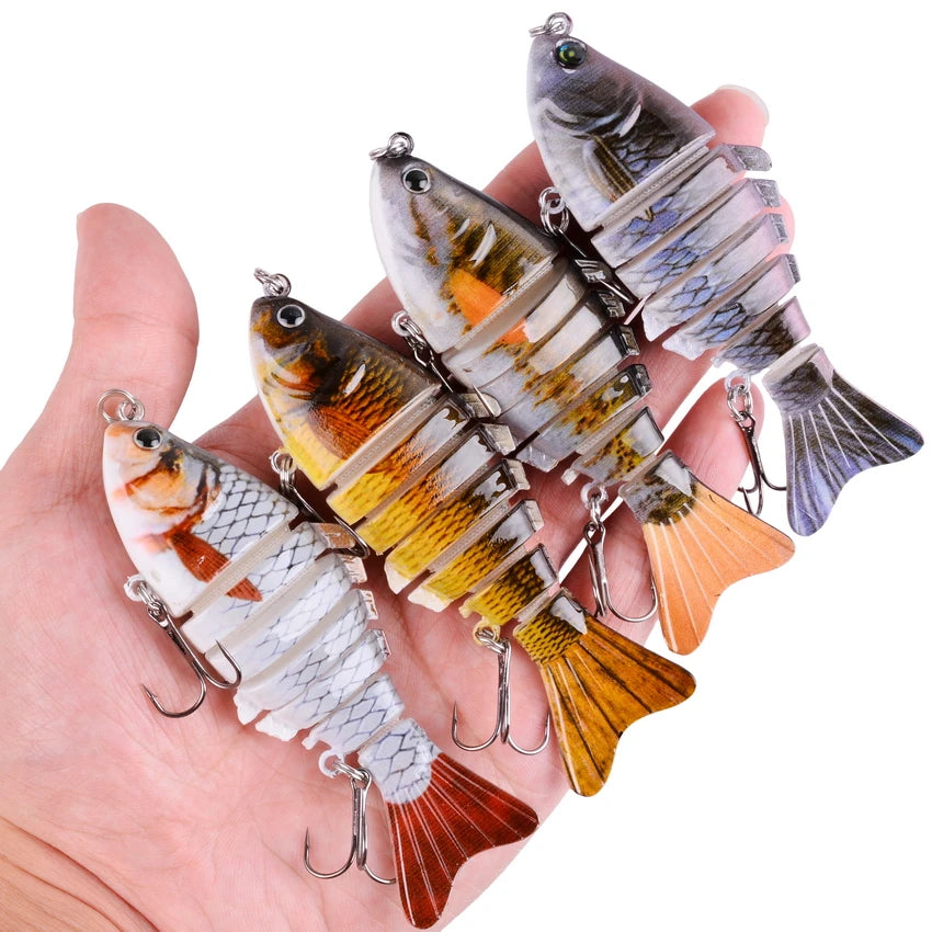 Sinking Jointed Swimbait (Various Sizes) - Duke's Fishing Supply