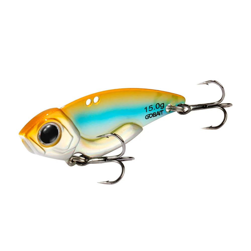 Metal Jig VIB Lure 7g 10g 15g Spoon Spinner Color Spinning Fishing Tackle Treble Hooks Swimbait Pesca Bait Spinnerbait VIBRATION - Duke's Fishing Supply