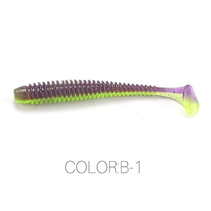 Ribbed Paddletail Swimbait - Duke's Fishing Supply