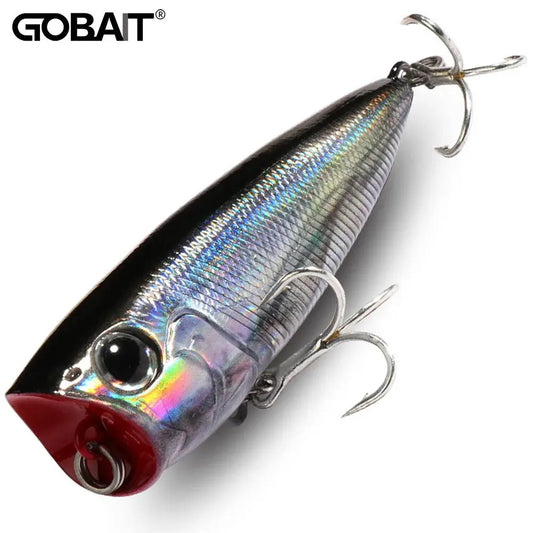 Top Water Floating Popper 8g 6.5cm Lure Steel Ball Copper Ballast Balance System Swimbait Pesca Wobbler Minnow Tackle Crank Bait - Duke's Fishing Supply