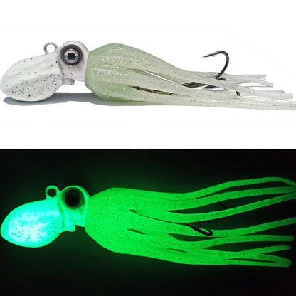 Glow-in-the-Dark Octopus Jig (100-400g) - Duke's Fishing Supply