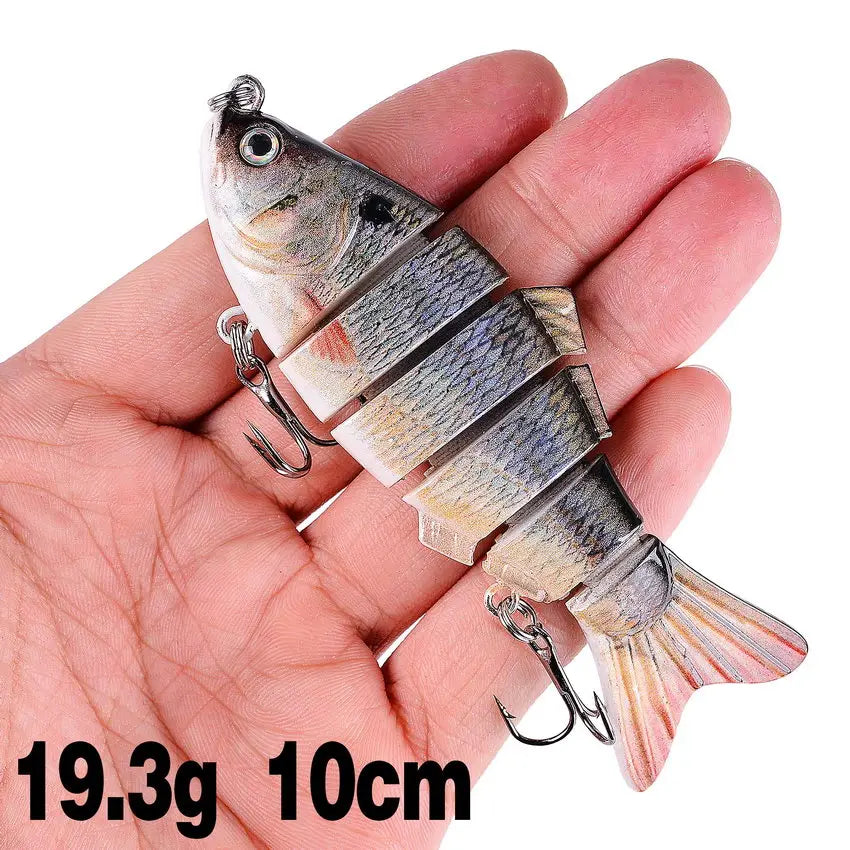 Sinking Jointed Swimbait (Various Sizes) - Duke's Fishing Supply