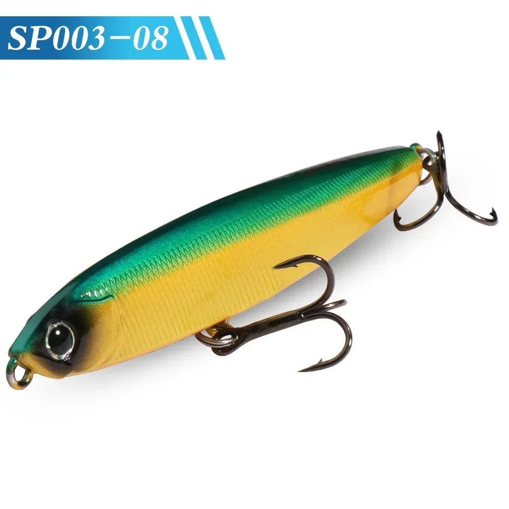 GOBAIT Sinking Pencil Bait 10g 14g 18g 24g Minnow 8cm 10cm Fishing Hook Metal Jig Wobbler Plopper Casting Gear Popper Pesca Lure - Duke's Fishing Supply