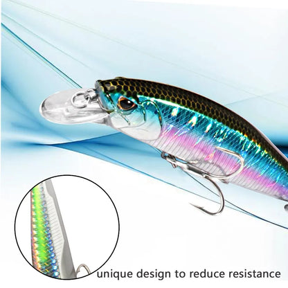 Sinking Minnow 19g Floating Jerkbait 15g Fishing Lure HardBait Treble Hooks Swimbait Pesca Tackle Crank Wobbler Artificial Bait - Duke's Fishing Supply