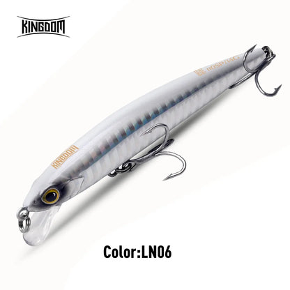 KINGDOM SP Shadow Fishing Lures 6.5g 9g 14g 14.2g Suspending Minnow Wobbler Crank Baits Artificial Sea Bass Pike Fishing Tackle - Duke's Fishing Supply