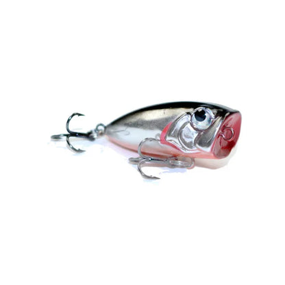 LETOYO 35mm 3.7g Micro Popper Fishing Lure Topwater Mini Artificial Hard Baits Wobblers For Stream Trout Bass Fishing Lures - Duke's Fishing Supply