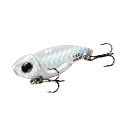 Metal Jig VIB Lure 7g 10g 15g Spoon Spinner Color Spinning Fishing Tackle Treble Hooks Swimbait Pesca Bait Spinnerbait VIBRATION - Duke's Fishing Supply