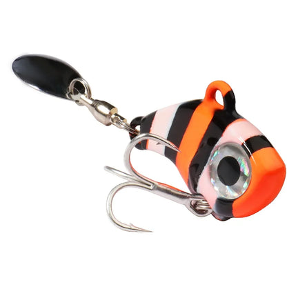 GOBAIT Spinner Bait 10g 20g 30g VIB Spoon Metal Jig Fishing Vibration Tackle Blade Pesca Rotating Spinning Lure Gear Spinnerbait - Duke's Fishing Supply