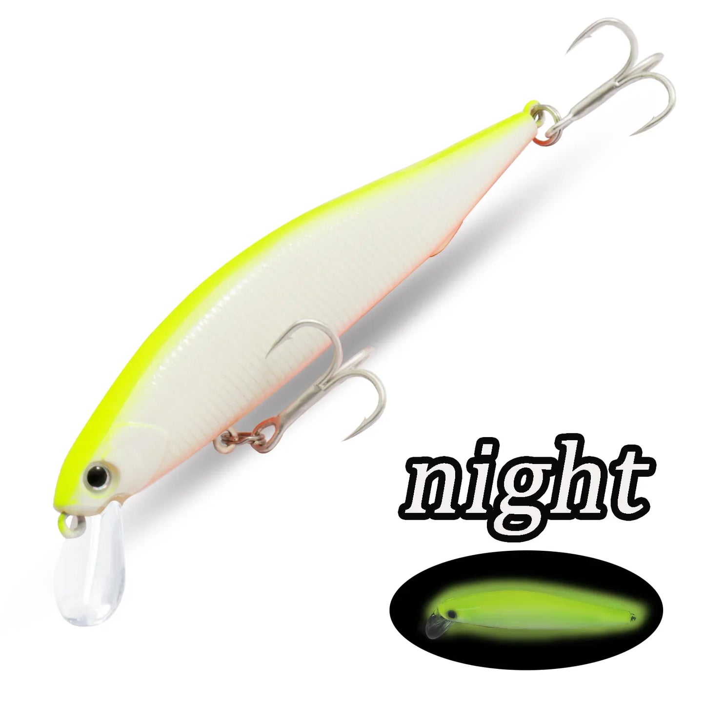 Sinking Minnow Jerkbait (Various Sizes) - Duke's Fishing Supply