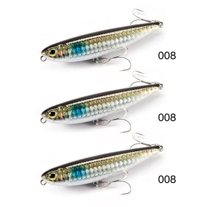 Hunthouse Pencil Fishing Lure Walk The Dog Top Water Artificial Bait Fishing Tackle For Pike Bass Bestselling Color Combos LW536 - Duke's Fishing Supply