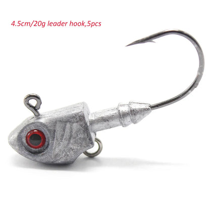 Metal Jighead with Red 3D Eyes (Various Sizes) - Duke's Fishing Supply