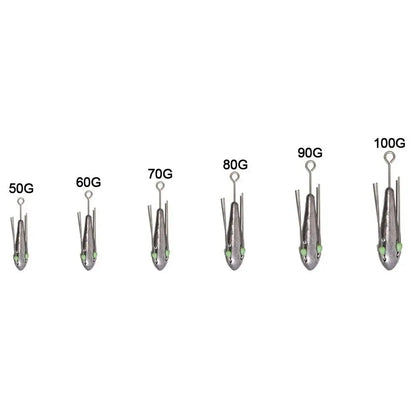 Surf Anchor Sinker Weights (50–110 g) - Duke's Fishing Supply