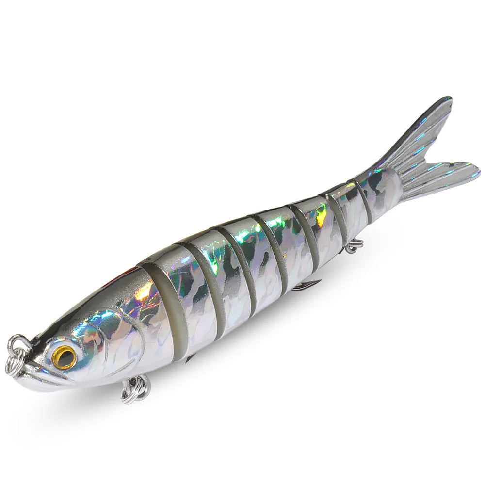 GOBAIT Swimbait 11g 16g 27g Multi Joint Lure Slow Sinking Bionic Swimming Pesca Bass Treble Hook Carp Fishing Tackle Hard Bait - Duke's Fishing Supply