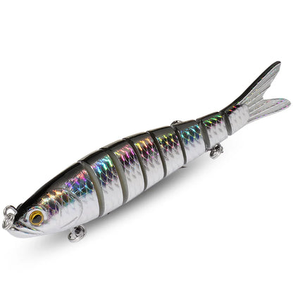 GOBAIT Swimbait 11g 16g 27g Multi Joint Lure Slow Sinking Bionic Swimming Pesca Bass Treble Hook Carp Fishing Tackle Hard Bait - Duke's Fishing Supply