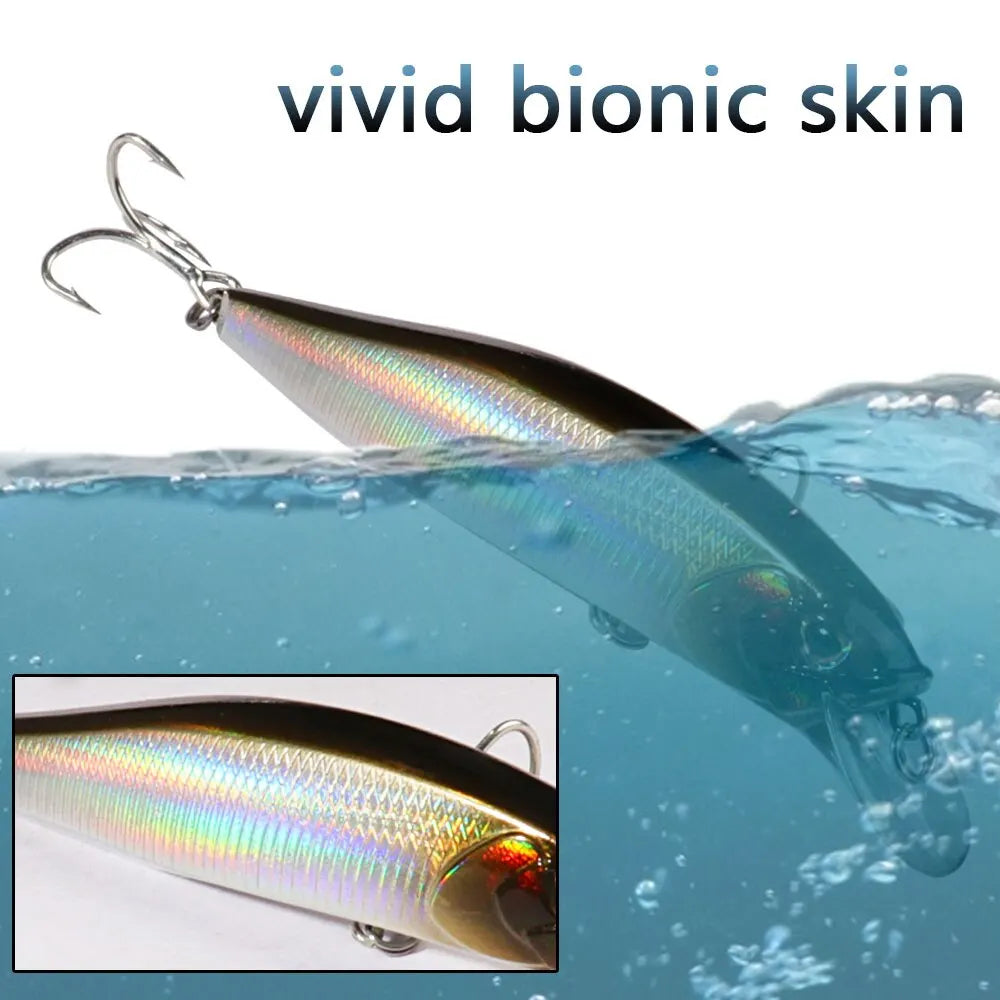 Sinking Minnow 19g Floating Jerkbait 15g Fishing Lure HardBait Treble Hooks Swimbait Pesca Tackle Crank Wobbler Artificial Bait - Duke's Fishing Supply