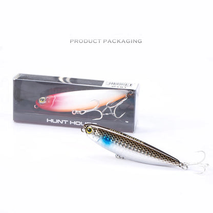 Hunthouse Pencil Fishing Lure Walk The Dog Top Water Artificial Bait Fishing Tackle For Pike Bass Bestselling Color Combos LW536 - Duke's Fishing Supply