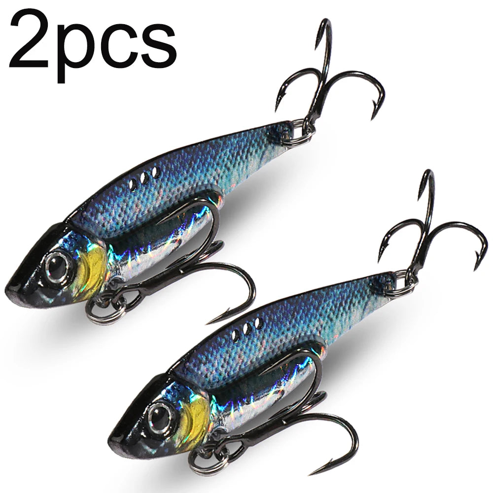 Spinner Spoon Metal Jig Bait 7.5g 10g 16g 20g VIB Sinking Blade Spinning Treble Hook Spinnerbait Pesca Tackle Sea Fishing Lure - Duke's Fishing Supply