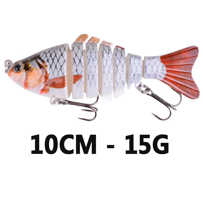 Sinking Jointed Swimbait (Various Sizes) - Duke's Fishing Supply