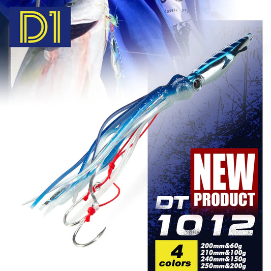 Skirted Squid Jig (60-200g)