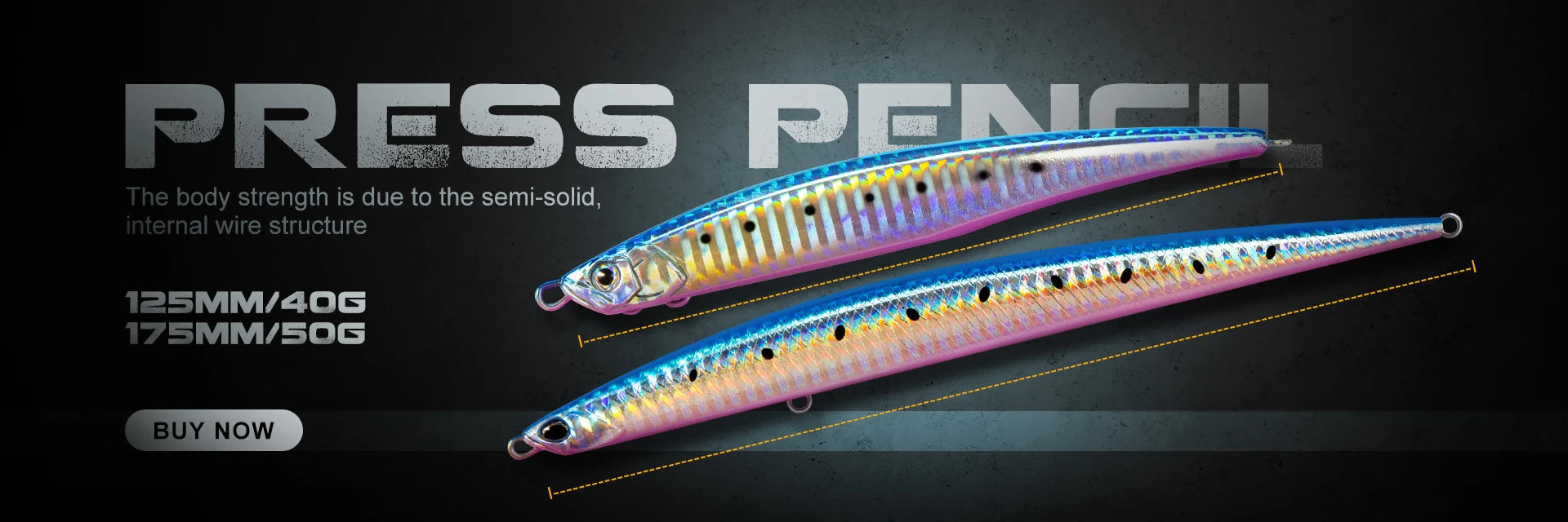 Hunthouse Don Belone Pencil Fishing Lure 225mm 23g/27g Floating/Sinking Long Casting Stickbaits For Leerfish Blue Fish LW506 - Duke's Fishing Supply