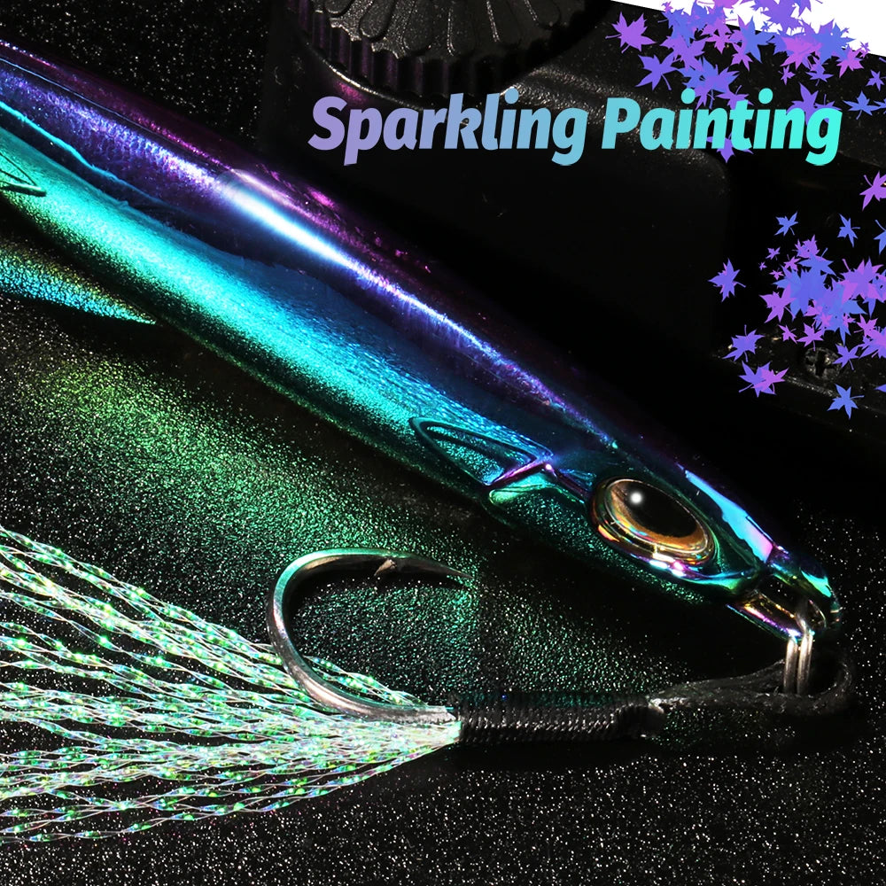 Metal Jig Fishing Lure 10g 20g 30g 40g Shore Casting Swimbait VIB Spoon Fishhook Spinner LAKE Ocean Tackle Pesca Artificial Bait - Duke's Fishing Supply