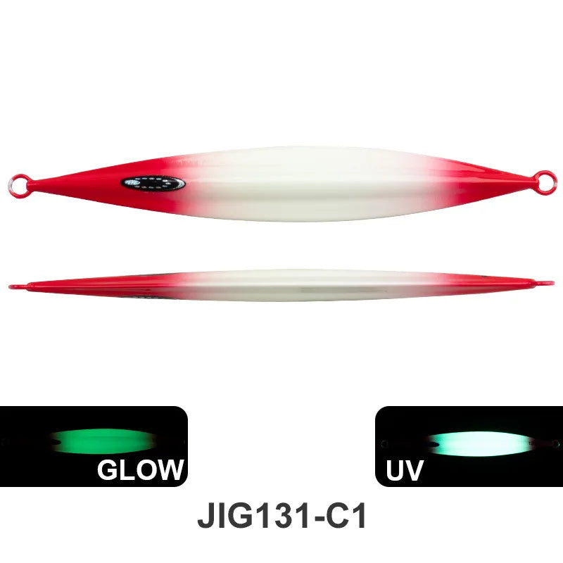 1pcs Vertical Speed Jigs120g150g200g250g300gSea Biomimetic Fish Iron PlateBait WobblerFishing Lure Artificial Ocean Boat Fishing - Duke's Fishing Supply