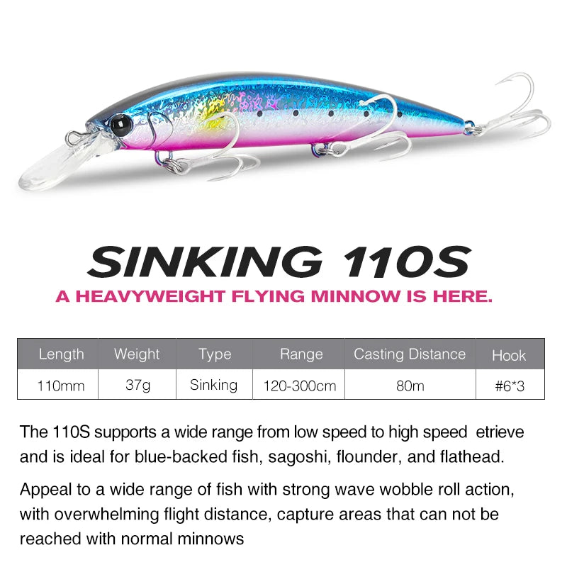 Sinking Minnow - Saltwater Casting - Duke's Fishing Supply