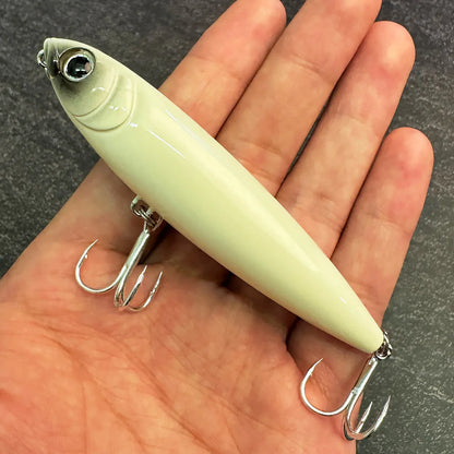 GOBAIT Floating Pencil Bait 17.5g 10cm Topwater Walk The Dog Fishing Lure 3D Swimbait Hook Popper Pesca Minnow Rattle Cranbait - Duke's Fishing Supply