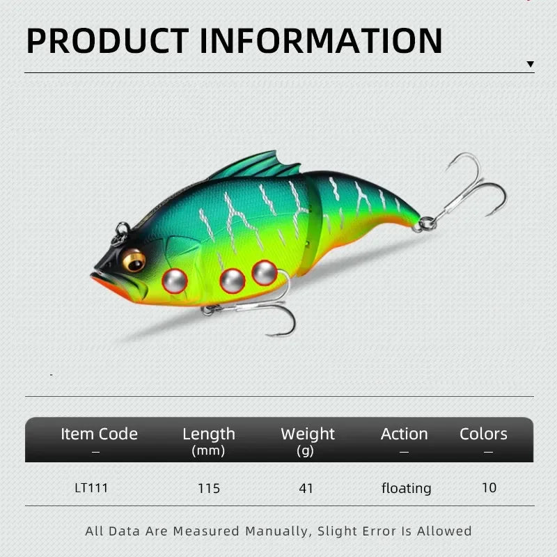 Floating Jointed Swimbait (4.5"/1.5 OZ) - Duke's Fishing Supply