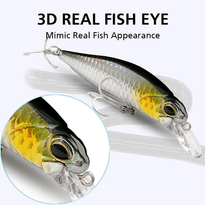 Fishing Lure Kit Floating 8.5g Bait Sinking Minnow 5g Wobbler Swimbait Carp Fishing Tackle Rattle Cranbait Set Pesca Jerkbait - Duke's Fishing Supply
