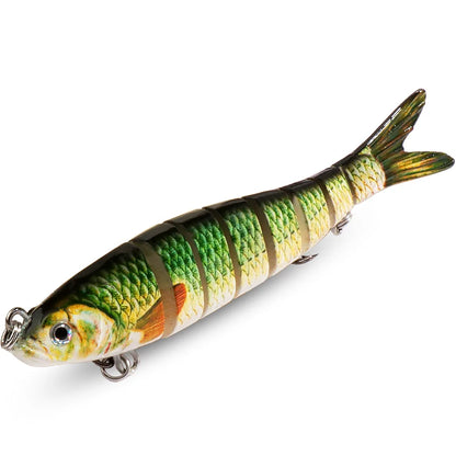 GOBAIT Swimbait 11g 16g 27g Multi Joint Lure Slow Sinking Bionic Swimming Pesca Bass Treble Hook Carp Fishing Tackle Hard Bait - Duke's Fishing Supply