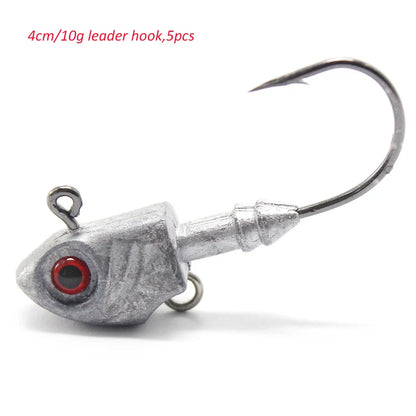 Metal Jighead with Red 3D Eyes (Various Sizes) - Duke's Fishing Supply