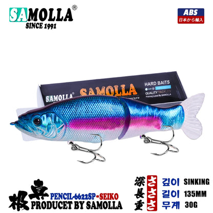 Slow Sinking Jointed Swimbait - Duke's Fishing Supply