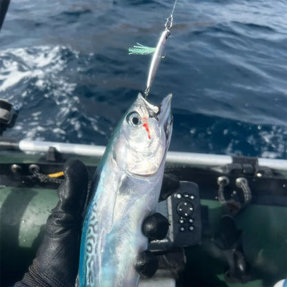 Metal Jig Fishing Lure 20g Shore Cast Hook Swimbait Artificial Bait Laser Cover Pesca Sea Pike Bass Accessories Spinning Tackle - Duke's Fishing Supply