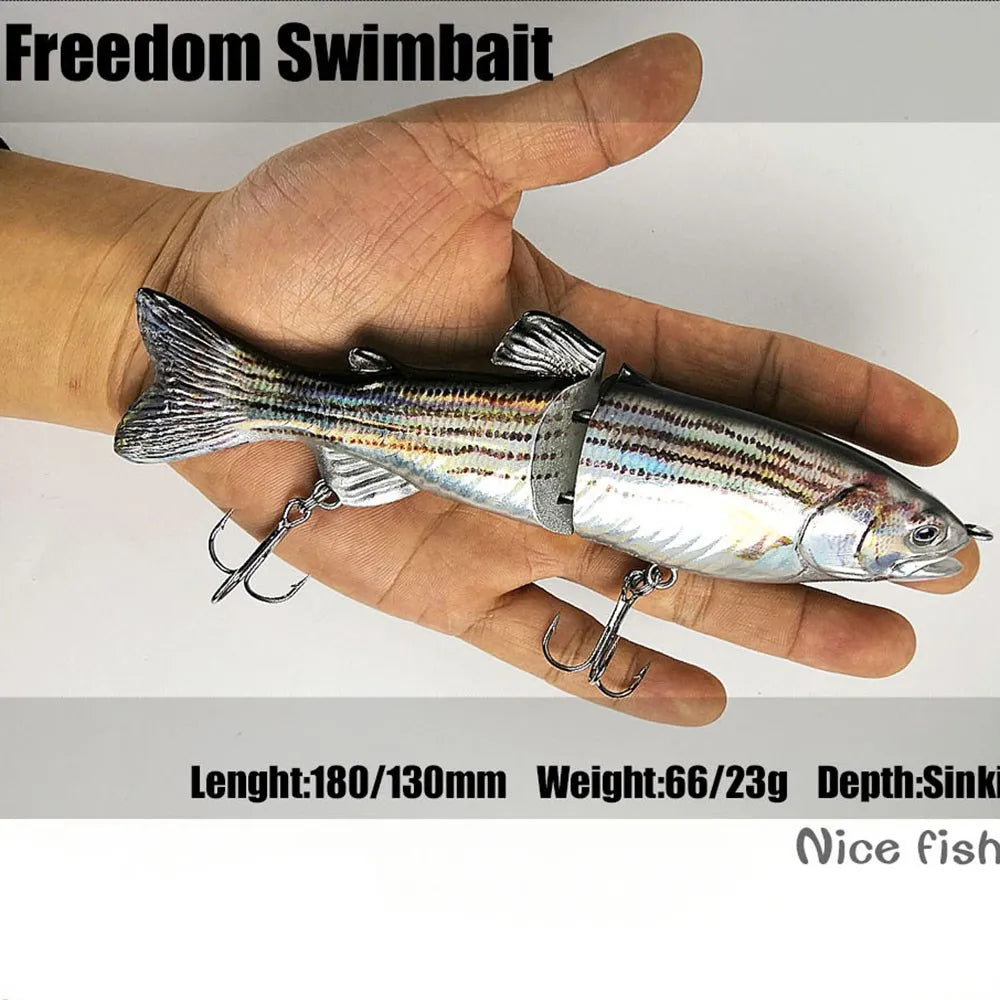 Premium Ultra-Realistic Jointed Swimbait - Duke's Fishing Supply