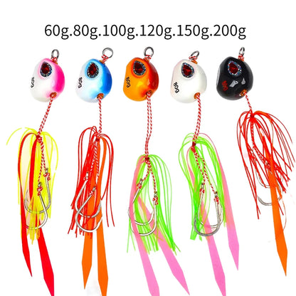 Saltwater Skirted Jighead (60-200g) - Duke's Fishing Supply