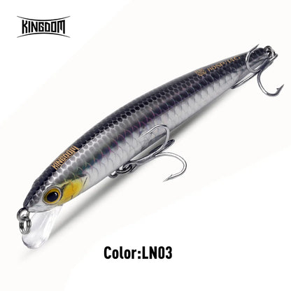 KINGDOM SP Shadow Fishing Lures 6.5g 9g 14g 14.2g Suspending Minnow Wobbler Crank Baits Artificial Sea Bass Pike Fishing Tackle - Duke's Fishing Supply