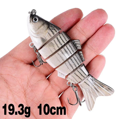 Sinking Jointed Swimbait (Various Sizes) - Duke's Fishing Supply