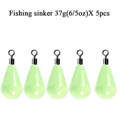 Glow-in-the-Dark Dropshot Sinker - Duke's Fishing Supply