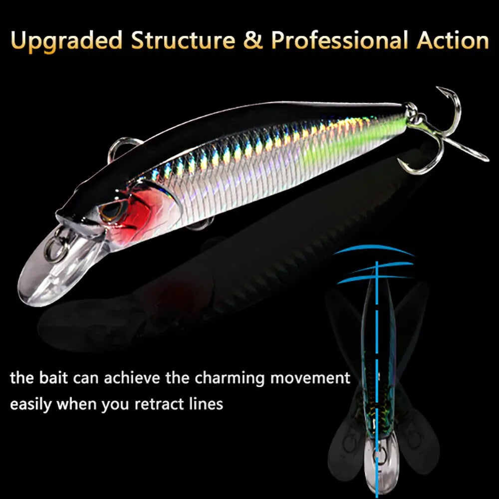 Sinking Minnow 19g Floating Jerkbait 15g Fishing Lure HardBait Treble Hooks Swimbait Pesca Tackle Crank Wobbler Artificial Bait - Duke's Fishing Supply