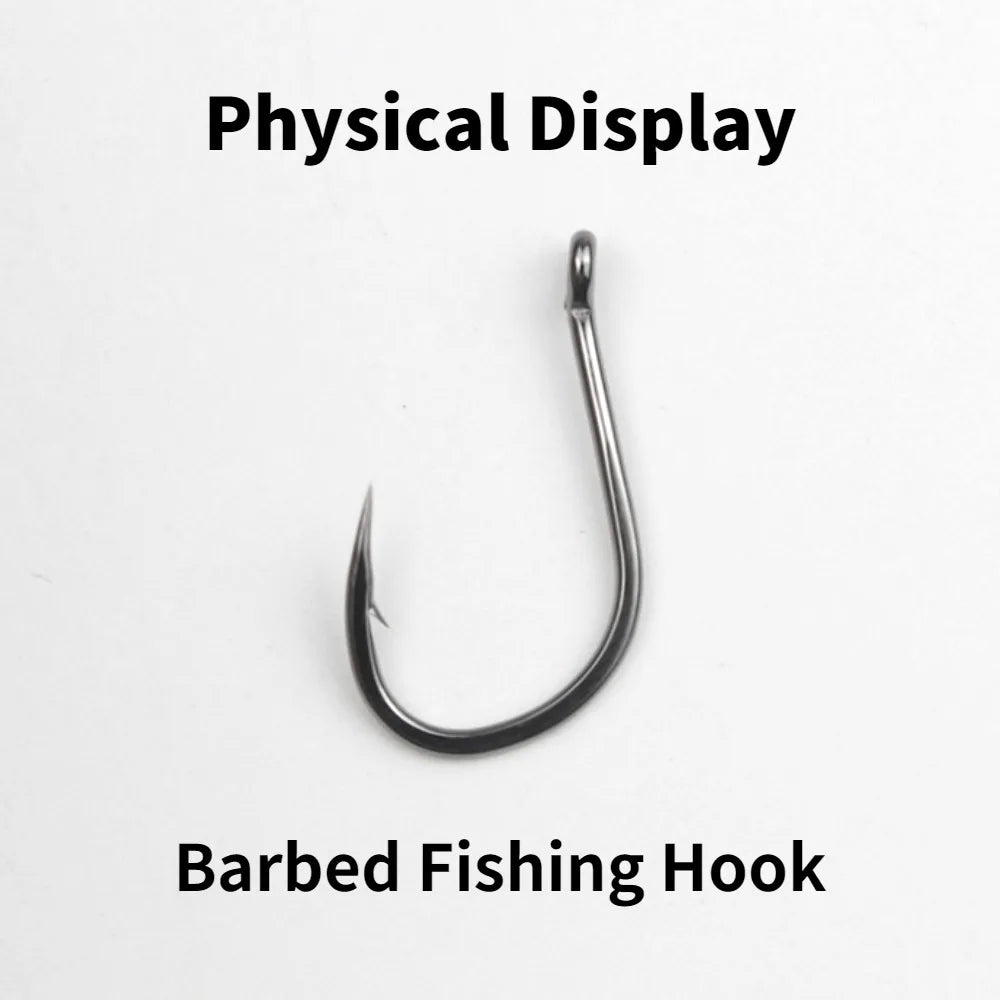 Offset High Carbon Steel Hook (50/pk) - Duke's Fishing Supply