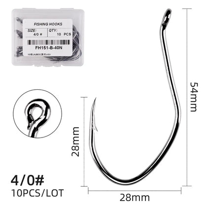 Carbon Steel Circle Hook (10/pk) - Duke's Fishing Supply