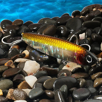 GOBAIT Sinking Pencil Bait 10g 14g 18g 24g Minnow 8cm 10cm Fishing Hook Metal Jig Wobbler Plopper Casting Gear Popper Pesca Lure - Duke's Fishing Supply