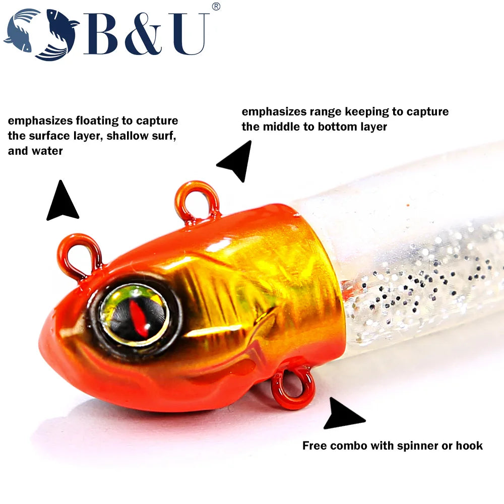 Glow-Belly Paddle Minnow Jig - Duke's Fishing Supply