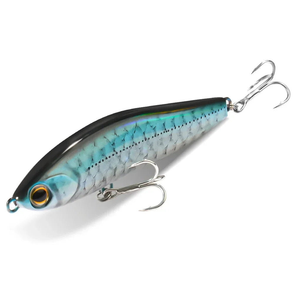 Sinking Pencil Lure 12.5g 24g Fishing Weight System Jerkbait Popper Hook Swimbait Pesca Tackle Cast Deep Minnow Silicone Bait - Duke's Fishing Supply
